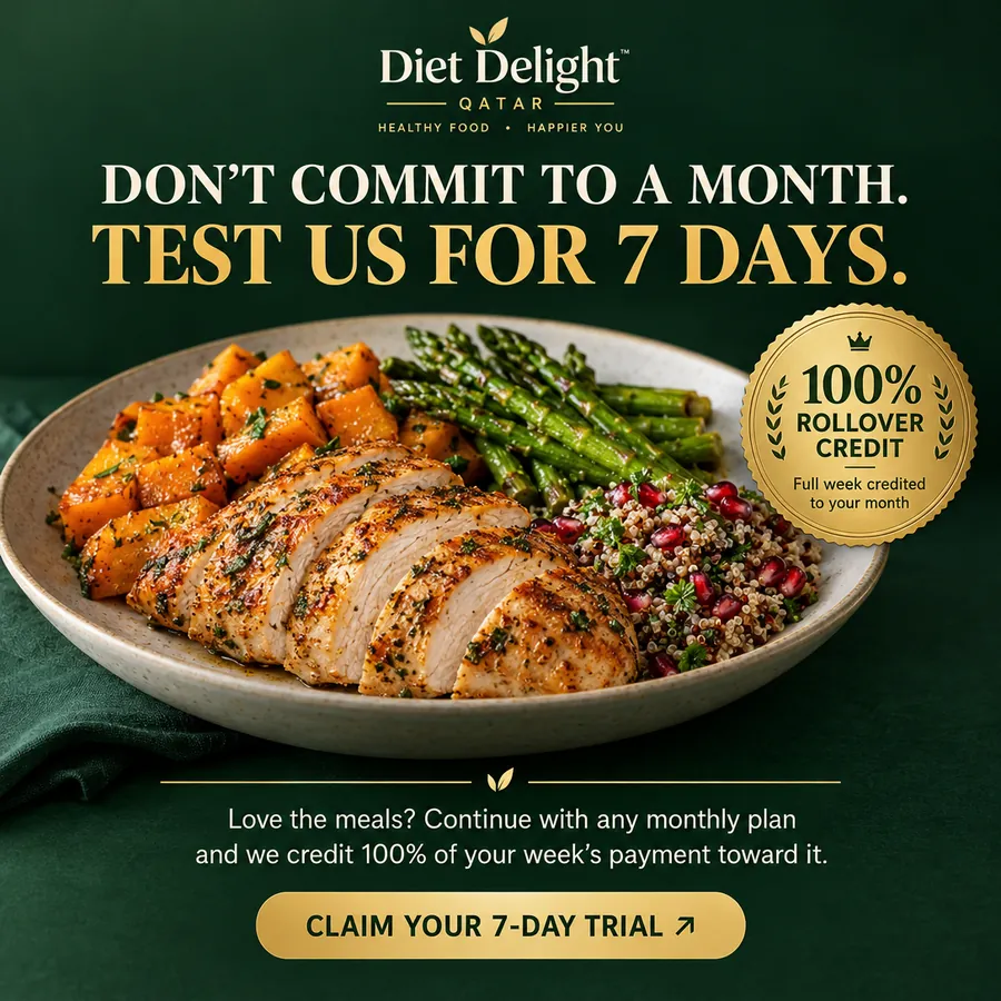 Diet Delight entry offer ad: test us for seven days