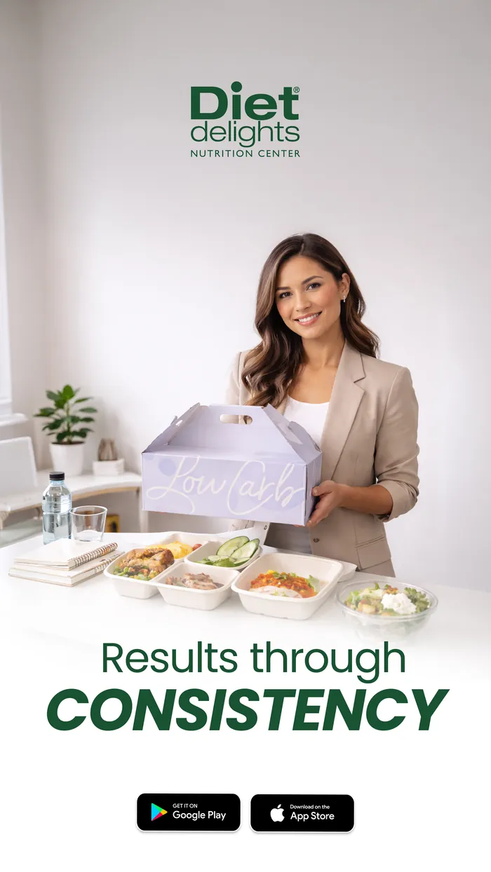 Diet Delight story ad: Results through consistency