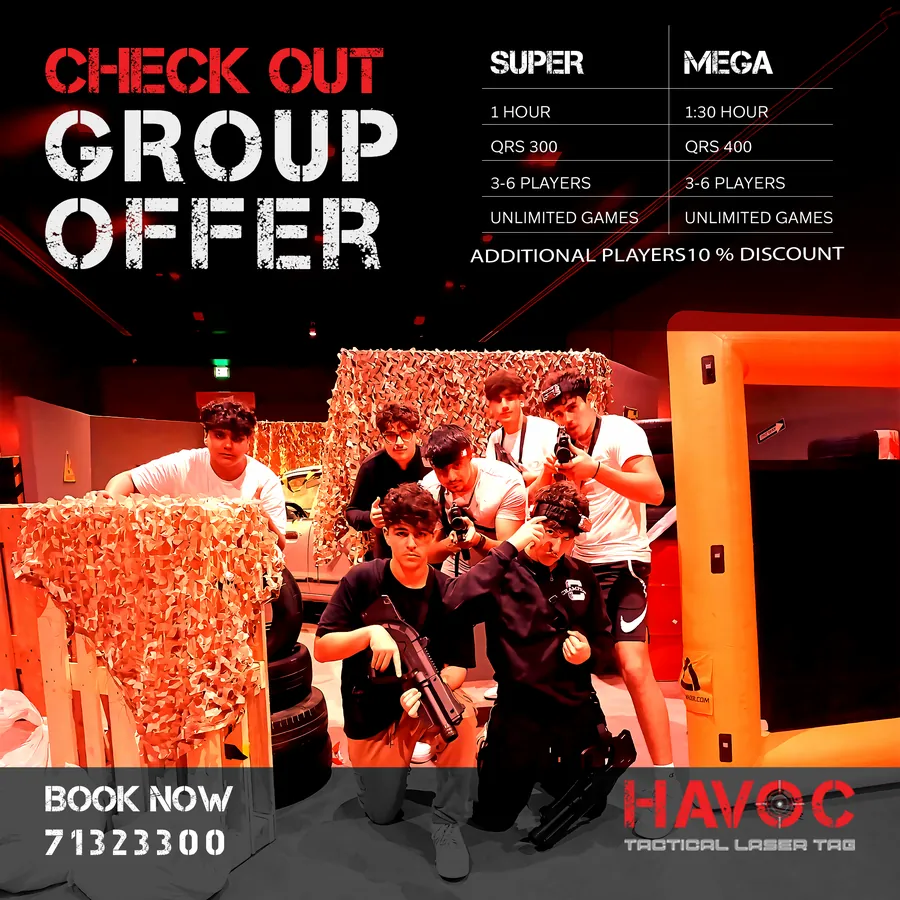 HAVOC laser tag ad: Feel the adrenaline rush