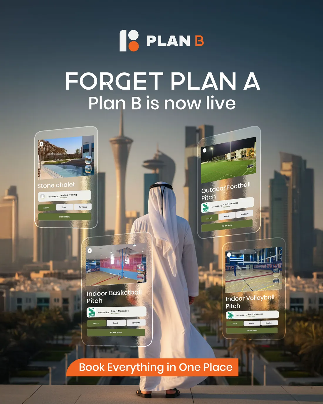 Plan B launch key visual: Forget Plan A, Plan B is now live