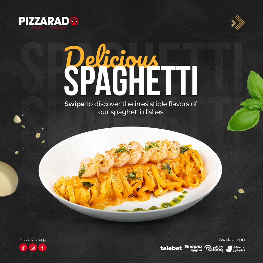 Pizzarado post: delicious spaghetti